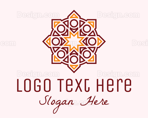 Aztec Ornamental Pattern Logo