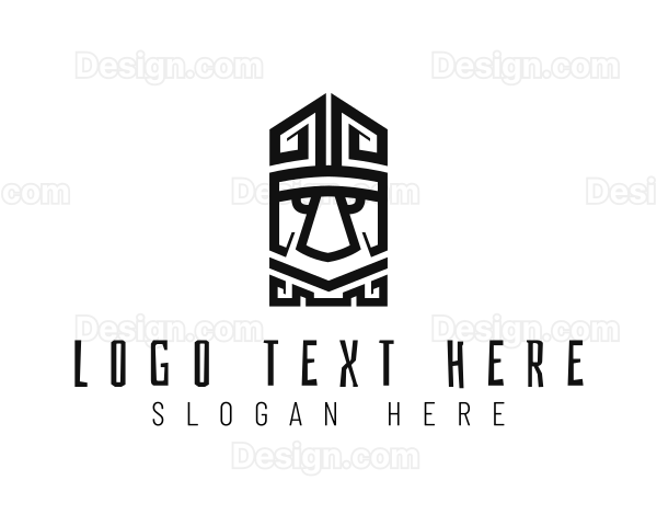 Tribal Tiki Totem Logo