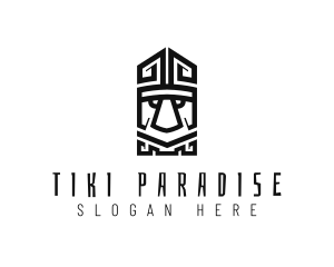 Tribal Tiki Totem logo