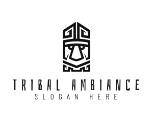 Tribal Tiki Totem logo