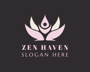 Flower Zen Spa  logo design