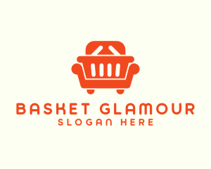 Home Furnishing Shopping Basket logo design