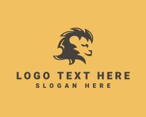 Brown Lion Mane logo