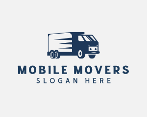 Freight Truck Delivery logo design