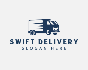 Freight Truck Delivery logo design