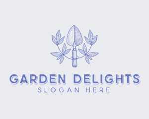 Trowel Gardening Landscaper logo design