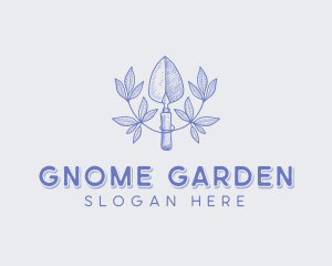 Trowel Gardening Landscaper logo design