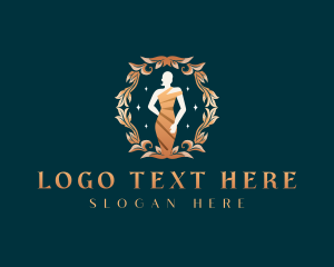 Luxury Woman Fashionista Dress logo