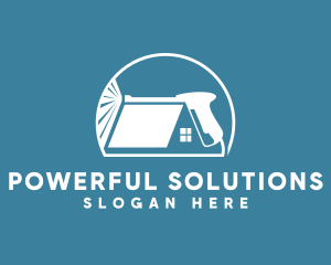 Roof Power Washer logo design