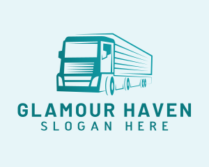 Courier Cargo Truck logo