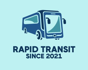 Mobile Smart Transit Bus Van logo design