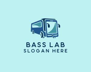 Mobile Smart Transit Bus Van logo design