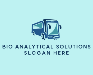 Mobile Smart Transit Bus Van logo design