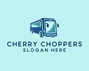 Mobile Smart Transit Bus Van logo design