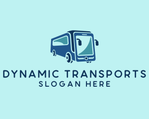 Mobile Smart Transit Bus Van logo design