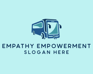 Mobile Smart Transit Bus Van logo design