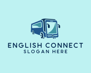 Mobile Smart Transit Bus Van logo design