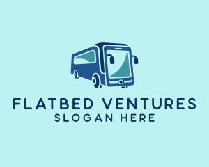 Mobile Smart Transit Bus Van logo design