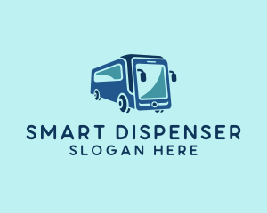 Mobile Smart Transit Bus Van logo design