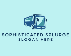 Mobile Smart Transit Bus Van logo design