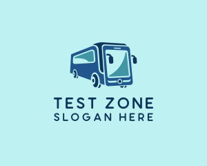 Mobile Smart Transit Bus Van logo design