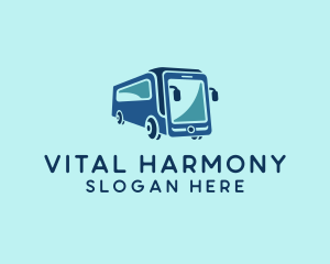 Mobile Smart Transit Bus Van logo design