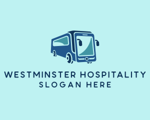 Mobile Smart Transit Bus Van logo design