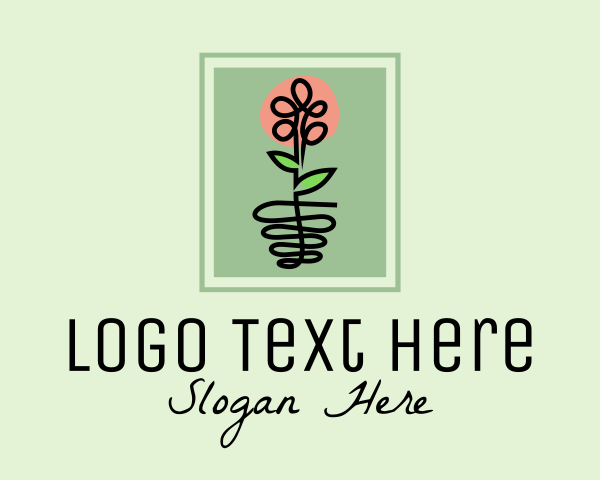 Wildflower logo example 2