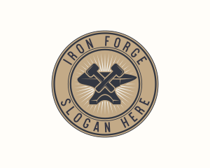 Iron Anvil Badge logo