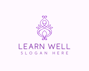 Lotus Yoga Wellness logo design