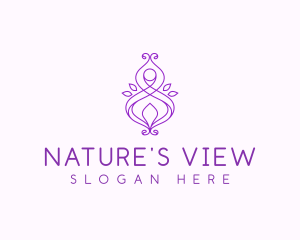 Lotus Yoga Wellness logo design