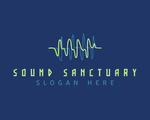 Audio Sound Waves logo design