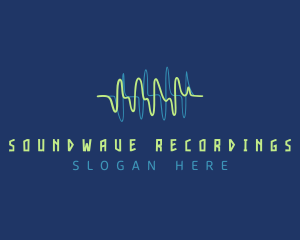 Audio Sound Waves logo design