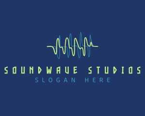 Audio Sound Waves logo design