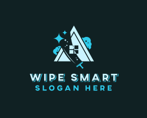 Window Wiper Cleaner logo design