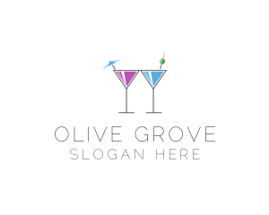 Alcoholic Drinks logo design