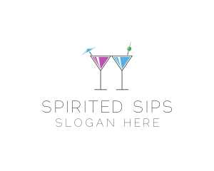 Alcoholic Drinks logo design