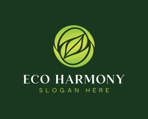 Eco Gardening Leaf logo design