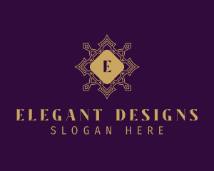 Gold Mandala Boutique logo design