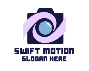 Swoosh Tech Camera logo design