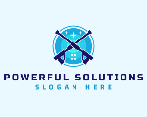 Power Washing Hydraulic Cleaning logo design