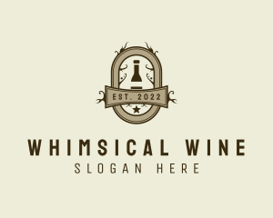 Wine Lounge Bar logo design