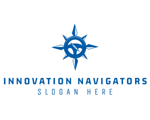 Steering Wheel Navigation logo design