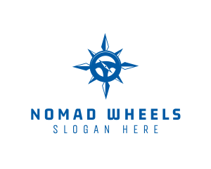 Steering Wheel Navigation logo design