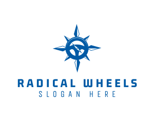 Steering Wheel Navigation logo design