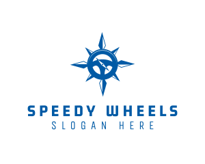 Steering Wheel Navigation logo design