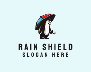 Umbrella Penguin Animal  logo