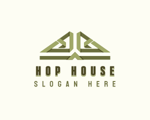 Housing Roof Renovation logo design