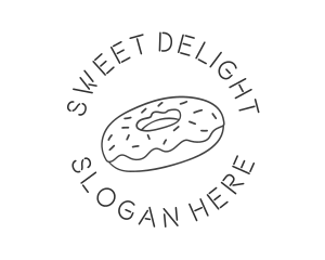 Sweet Donut Dessert logo