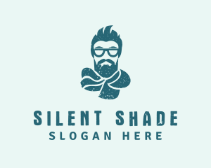 Scarf Shades Man logo design